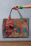 Buy Torani Multi Color Embroidery Dil Nawaz Arsia Paisley Print Handbag Online at Aza Fashions Buy_Torani_Multi Color Embroidery Dil Nawaz Arsia Paisley Print Handbag _Online_at_Aza_Fashions