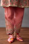 Torani Pink Organza, Silk, Jersey Embroidery, Dil Ruba Izna Floral Kurta Pant Set Online at Aza Fashions Torani_Pink Organza, Silk, Jersey Embroidery, Dil Ruba Izna Floral Kurta Pant Set _Online_at_Aza_Fashions