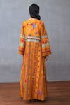 Shop_Torani_Yellow Cotton Jacquard Printed Dil Seher Airi Dhoti Skirt Set _at_Aza_Fashions