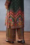 Shop_Torani_Green Cotton, Silk Embroidery Dil Shaad Azar Kurta Set _Online_at_Aza_Fashions