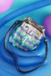 Shop_And Also_Multi Color Mermaid Scallop Pattern Bucket Bag_at_Aza_Fashions