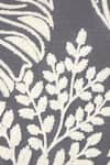 Shop_ODE & CLOE_Grey Cotton Aari Leaf Embroidered 5 Pcs Cushion Covers _Online_at_Aza_Fashions