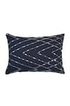 Buy_ODE & CLOE_Off White Cotton Embroidery Geometric And Beads 5 Pcs Cushion Covers 