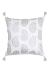 Shop_ODE & CLOE_Black Cotton Print Paisley Motif 5 Pcs Cushion Covers _Online_at_Aza_Fashions