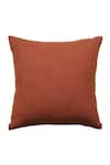 ODE & CLOE_Orange Cotton Aari Quilted And Embroidered 5 Pcs Cushion Covers _at_Aza_Fashions