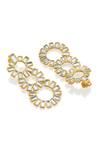 Buy Isharya Gold Plated Mirrors Disco Chandelier Earrings Online at Aza Fashions Buy_Isharya_Gold Plated Mirrors Disco Chandelier Earrings _Online_at_Aza_Fashions