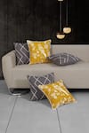 Buy_ODE & CLOE_Grey Cotton Thread Embroidered Cushion Cover Set _at_Aza_Fashions