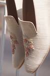 Shop_Shradha Hedau Footwear Couture_Beige Embroidered Fergus Butti Moccasins 