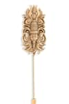 Buy_Cosa Nostraa_Gold Shiva Tandava Carved Brooch And Lapel Pin Set 