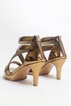 Buy_The Alter_Gold Deborah Gladiator Heels _Online_at_Aza_Fashions
