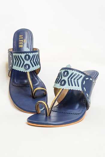 The Alter_Blue Amirah Kohla Stilettos _at_Aza_Fashions