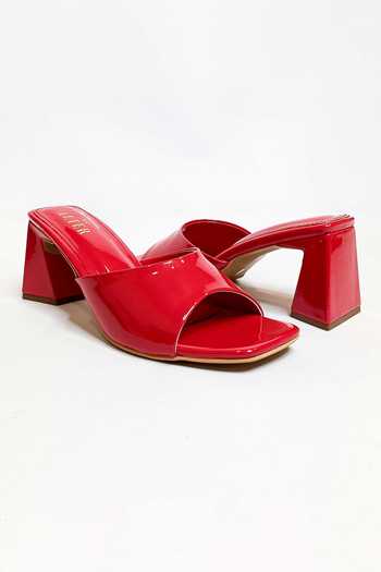 Shop_The Alter_Red Cassie T-shaped Block Heels 