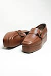 The Alter_Brown Tessa Platform Loafers _Online_at_Aza_Fashions