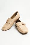 Buy_The Alter_Beige Tessa Buckle Loafers _at_Aza_Fashions