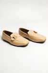 Shop_The Alter_Beige Tessa Buckle Loafers _at_Aza_Fashions