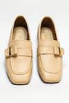 The Alter_Beige Tessa Buckle Loafers _Online_at_Aza_Fashions
