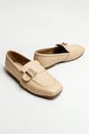Shop_The Alter_Beige Tessa Buckle Loafers 