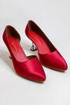 Shop_The Alter_Red Rebecca Satin Pyramid Heels _at_Aza_Fashions