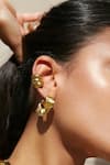 Buy_Misho_Gold Plated Plain Sunday Snug Ear Cuffs Set Of 3_at_Aza_Fashions