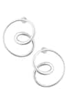 Shop_Misho_Silver Plated Swirly Mismatched Twisted Hoops _at_Aza_Fashions