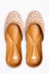 Shop_The Golden Wasp_Brown Anchor Thread Fantasia Embellished Juttis 