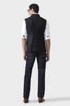 Shop_Raghavendra Rathore Jodhpur_Black Wool Timeless Sophistication Waistcoat _at_Aza_Fashions