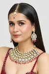 Buy Moh-Maya By Disha Khatri Gold Plated Metallic Thread, Stones Brienna Bloom Meenakari Kundan Jewellery Set at Aza Fashions Buy_Moh-Maya By Disha Khatri_Gold Plated Metallic Thread, Stones Brienna Bloom Meenakari Kundan Jewellery Set _at_Aza_Fashions