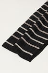 Buy_Abraham & Thakore_Black Embellished Lace Scarf _Online_at_Aza_Fashions