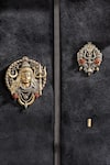 Buy_Cosa Nostraa_Gold Mahadev Carved Brooch And Lapel Pin Set _at_Aza_Fashions