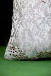 Buy_Mid July Home_Grey Jacquard Pearl Desert Abstract Woven Cushion Cover _Online_at_Aza_Fashions