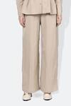 Buy_431-88 By Shweta Kapur_Beige Taffeta Collared Safari Flap Pocket Shirt With Pant_Online_at_Aza_Fashions