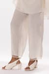 Buy Pants And Pajamas White Chanderi, Cotton, Silk Sequins, Chikankari Work Kurta And Pant Set Online at Aza Fashions Buy_Pants And Pajamas_White Chanderi, Cotton, Silk Sequins, Chikankari Work Kurta And Pant Set _Online_at_Aza_Fashions