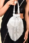 Buy_House of Webhin_White Cutdana Embellished Potli Bag With Handle 