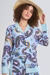 Buy_Terra Luna_Blue Cotton Collared Selene Paisley Print Shirt _Online_at_Aza_Fashions