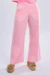 Terra Luna_Pink 100% Organic Handloom Cotton Print Striped Bling Balance Trouser _Online_at_Aza_Fashions