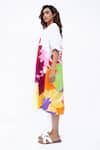 Shop_Studio Moda India_Multi Color 100% Cotton Printed Floral Chinese The Aurelia Dress  _Online_at_Aza_Fashions