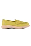 Vanilla Moon_Green Olga Plain Loafers_Online_at_Aza_Fashions