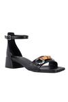 Buy_Vanilla Moon_Black Bows Olly Bamboo Buckle Sandals_at_Aza_Fashions
