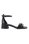 Vanilla Moon_Black Bows Olly Bamboo Buckle Sandals_Online_at_Aza_Fashions