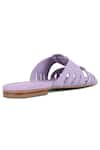 Shop_Vanilla Moon_Purple Galilea Square Toe Front Flats _Online_at_Aza_Fashions