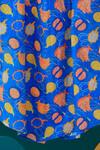 Miko Lolo_Blue Cotton Print Fruits Retro Dress _at_Aza_Fashions