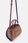 Buy_VERSUHZ_Gold Beads Crystal Petal Embellished Mini Tote Bag _Online_at_Aza_Fashions