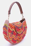 Buy_VERSUHZ_Multi Color Glass Bead 3d Reef Embellished Bag _Online_at_Aza_Fashions