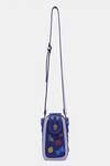 Buy_VERSUHZ_Blue Bead Insect Embellished Waist Belt Bag _Online_at_Aza_Fashions