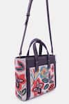 Buy_VERSUHZ_Black Bead Floral Embellished Tote Bag _Online_at_Aza_Fashions