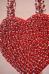 Buy_Ozel_Red Rhinestones Studded Cute Heart Bag _Online_at_Aza_Fashions