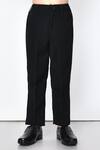 Shop_Petite Pomme_Black Cotton, Polyester Plain Coat Pant Set _Online_at_Aza_Fashions