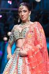 Buy_Riana Jewellery_Pink Real Jadtar Stones Meenakari Embellished Bridal Necklace Set _at_Aza_Fashions