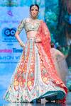 Riana Jewellery_Pink Real Jadtar Stones Meenakari Embellished Bridal Necklace Set _Online_at_Aza_Fashions