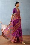 Buy_Torani_Purple Jeni Silk Printed Floral Dil Kusha Anam Saree  _Online_at_Aza_Fashions